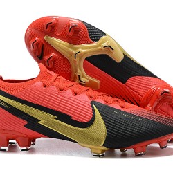 Kopačky Nike Mercurial Vapor 13 Elite FG Červené Černá Zlato Low-top