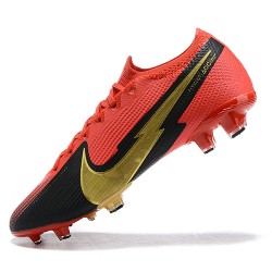 Kopačky Nike Mercurial Vapor 13 Elite FG Červené Černá Zlato Low-top