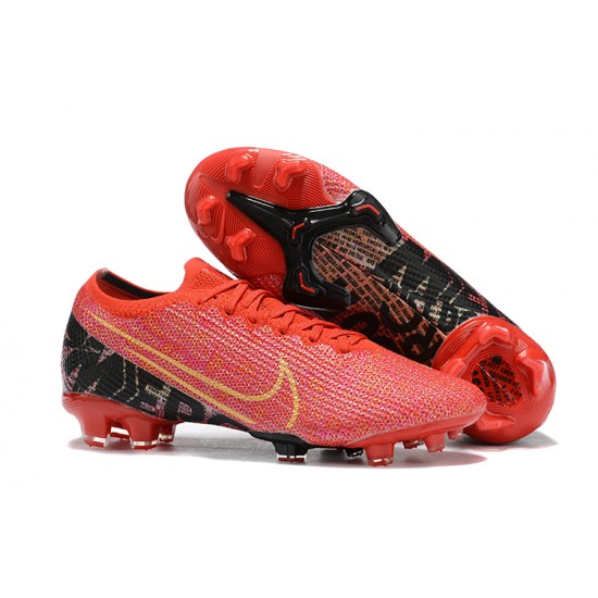 Kopačky Nike Mercurial Vapor 13 Elite FG Červené Černá Oranžovýý Low-top