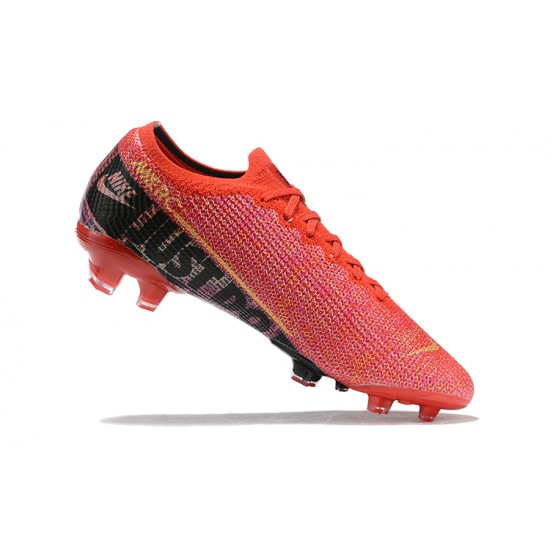 Kopačky Nike Mercurial Vapor 13 Elite FG Červené Černá Oranžovýý Low-top