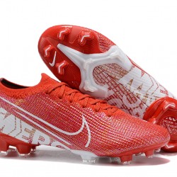 Kopačky Nike Mercurial Vapor 13 Elite FG Červené Bílý Low-top