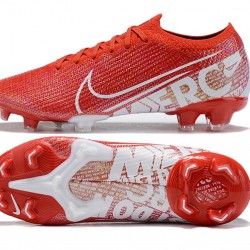 Kopačky Nike Mercurial Vapor 13 Elite FG Červené Bílý Low-top