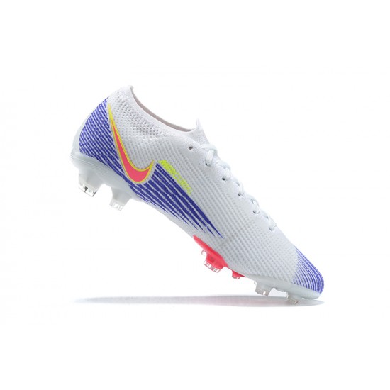 Kopačky Nike Mercurial Vapor 13 Elite FG Bílý Nachový Růžový Oranžovýý Low-top