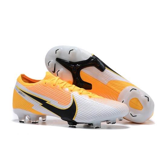 Kopačky Nike Mercurial Vapor 13 Elite FG Žlutý Oranžovýý Černá Bílý Low-top