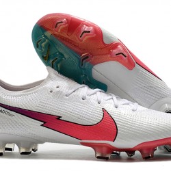 Kopačky Nike Mercurial Vapor 13 Elite Korea FG Low-Top Bílý Růžový Turqoise