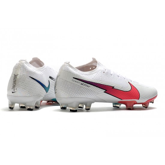 Kopačky Nike Mercurial Vapor 13 Elite Korea FG Low-Top Bílý Růžový Turqoise