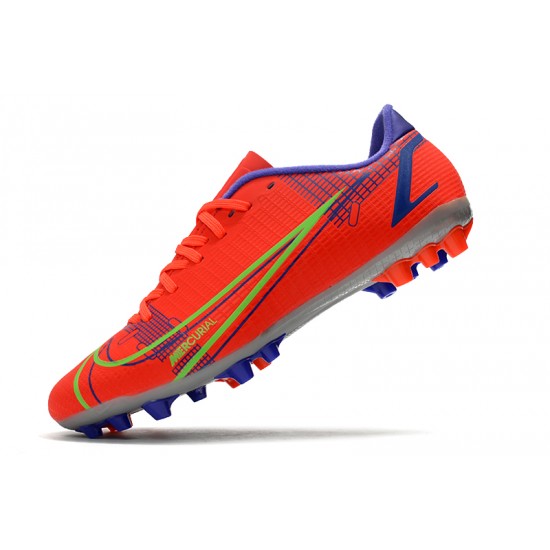 Kopačky Nike Mercurial Vapor 14 Academy AG Low-top Červené Šedá