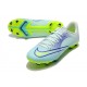 Kopačky Nike Mercurial Vapor 14 Academy FG Low-top Turqoise Zelená