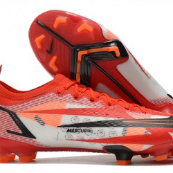 Kopačky Nike Mercurial Vapor 14 Elite CR7 FG Low-top Bílý Červené Černá