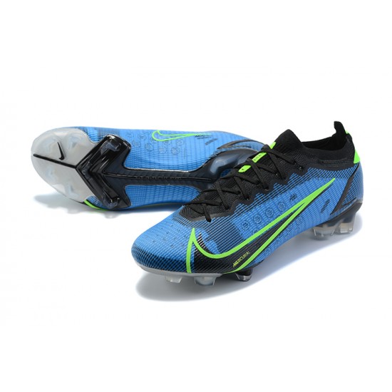 Kopačky Nike Mercurial Vapor 14 Elite FG Low-top Černá Modrý Bílý