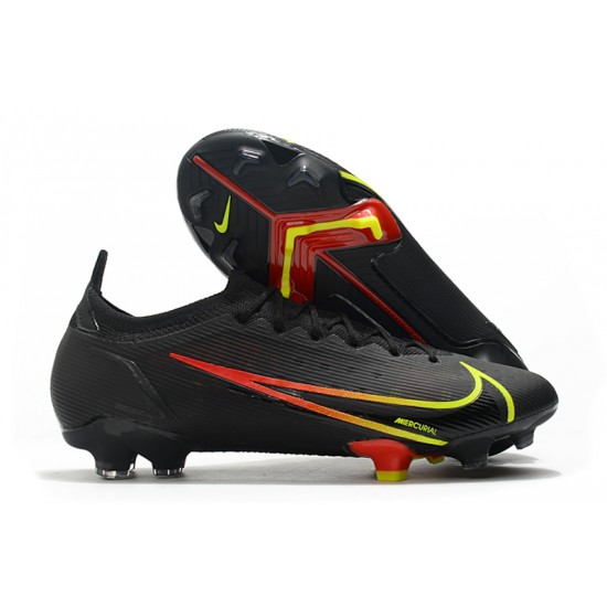 Kopačky Nike Mercurial Vapor 14 Elite FG Low-top Černá Žlutý Červené