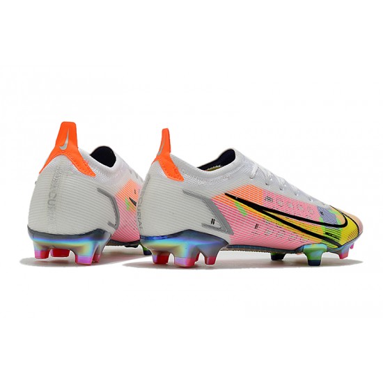 Kopačky Nike Mercurial Vapor 14 Elite FG Low-top Bílý Růžový