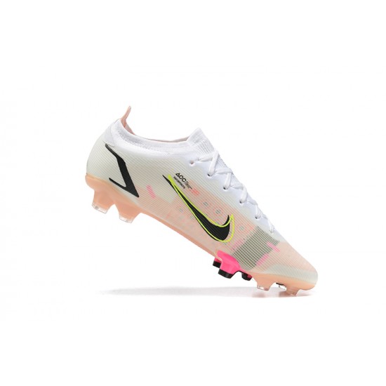 Kopačky Nike Mercurial Vapor 14 Elite FG Bílý Černá Žlutý Low-top