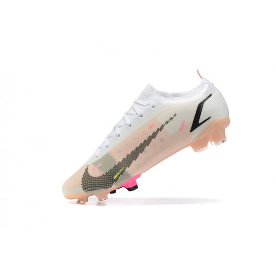 Kopačky Nike Mercurial Vapor 14 Elite FG Bílý Černá Žlutý Low-top