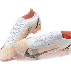 Kopačky Nike Mercurial Vapor 14 Elite FG Bílý Černá Žlutý Low-top