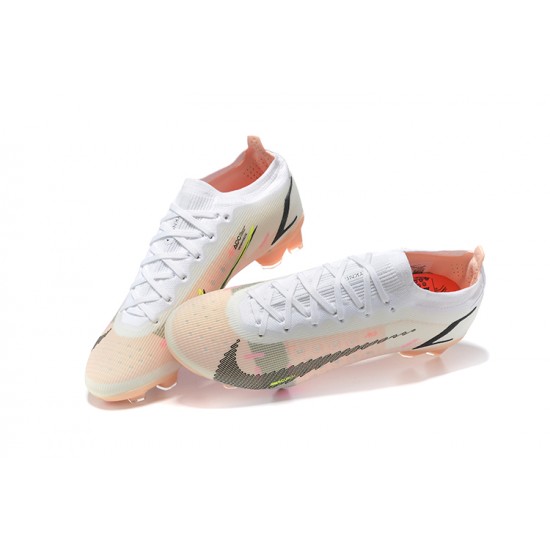 Kopačky Nike Mercurial Vapor 14 Elite FG Bílý Černá Žlutý Low-top