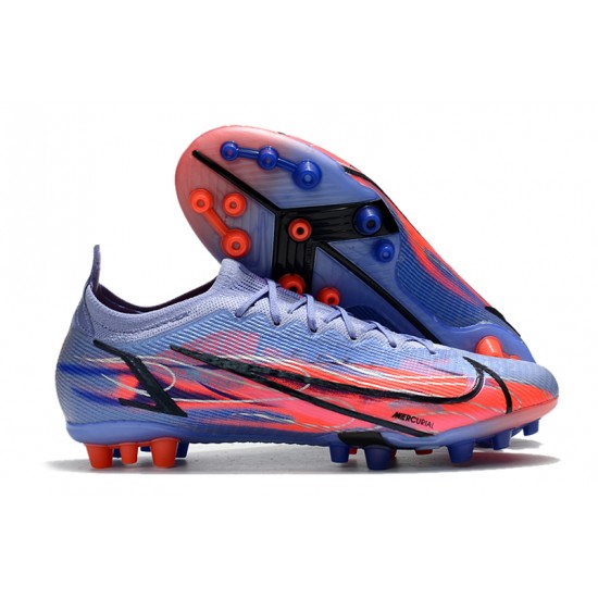 Kopačky Nike Mercurial Vapor 14 Elite PRO AG Low-top Modrý Růžový