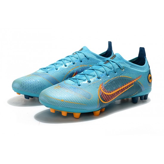 Kopačky Nike Mercurial Vapor 14 Elite PRO AG Low-top Modrý