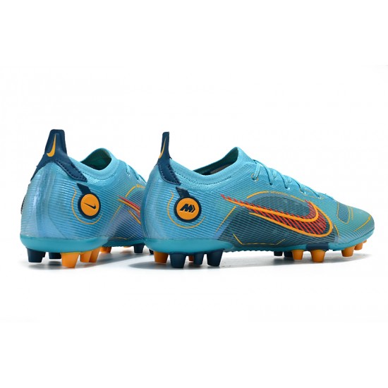 Kopačky Nike Mercurial Vapor 14 Elite PRO AG Low-top Modrý