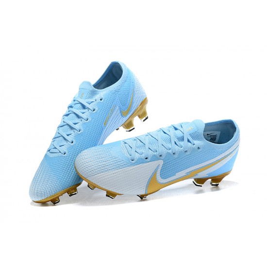 Kopačky Nike Mercurial Vapor VII 13 Elite FG Modrý Zlato Bílý Low-top