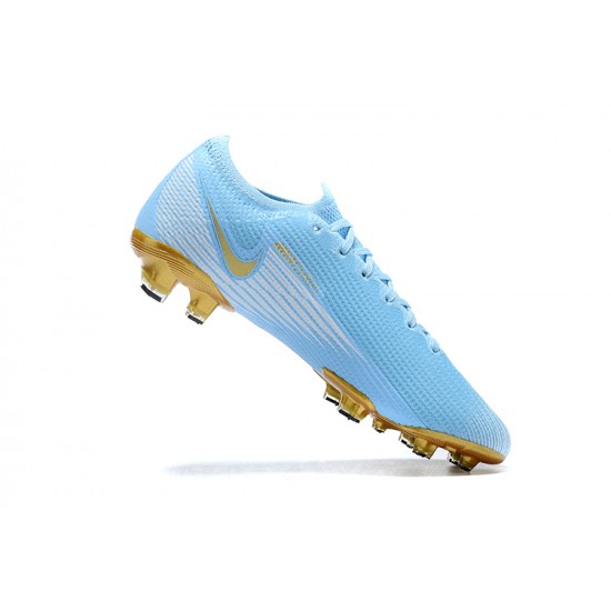 Kopačky Nike Mercurial Vapor VII 13 Elite FG Modrý Zlato Bílý Low-top