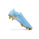 Kopačky Nike Mercurial Vapor VII 13 Elite FG Modrý Zlato Bílý Low-top