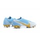 Kopačky Nike Mercurial Vapor VII 13 Elite FG Modrý Zlato Bílý Low-top