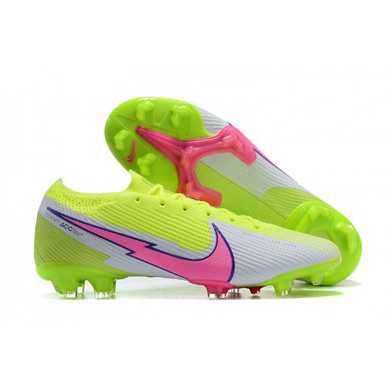 Kopačky Nike Mercurial Vapor VII 13 Elite FG LightŽlutý Růžový Černá Bílý Low-top