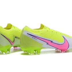 Kopačky Nike Mercurial Vapor VII 13 Elite FG LightŽlutý Růžový Černá Bílý Low-top