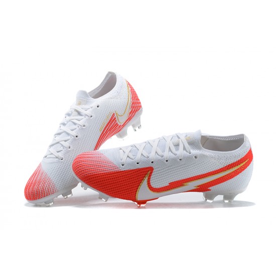 Kopačky Nike Mercurial Vapor VII 13 Elite FG Oranžovýý Bílý Lce Low-top