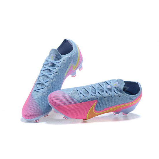 Kopačky Nike Mercurial Vapor VII 13 Elite FG Růžový Modrý Low-top