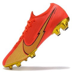 Kopačky Nike Mercurial Vapor VII 13 Elite FG Červené Zlato Low-top