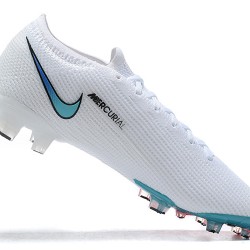 Kopačky Nike Mercurial Vapor VII 13 Elite FG Bílý Růžový Modrý Zelená Low-top