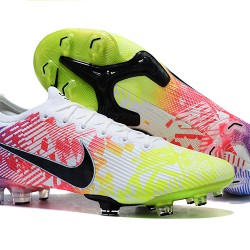 Kopačky Nike Mercurial Vapor XIII Elite FG Žlutý Zelená Modrý Růžový Low-top