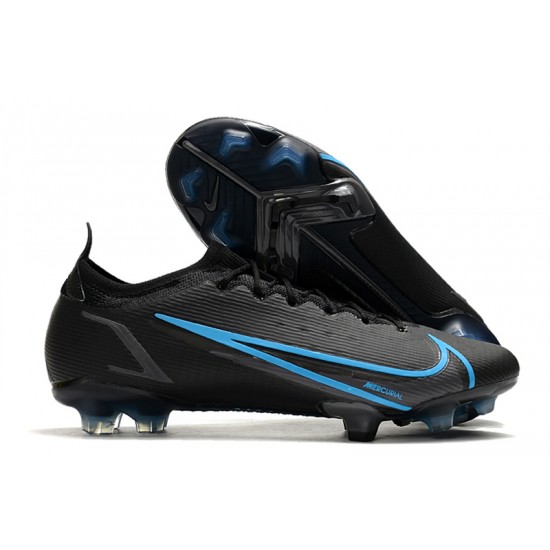 Kopačky Nike Mercurial Vapor XIV Elite FG Low-top Černá Modrý