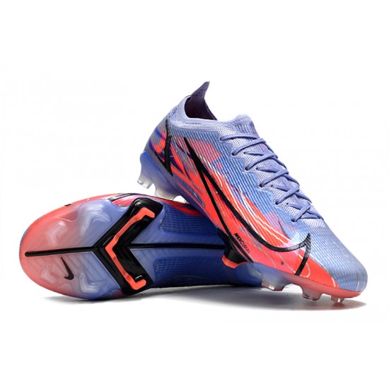 Kopačky Nike Mercurial Vapor XIV Elite FG Low-top Modrý Růžový