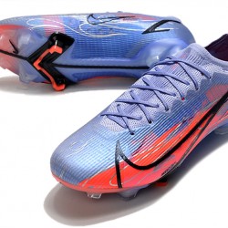 Kopačky Nike Mercurial Vapor XIV Elite FG Low-top Modrý Růžový