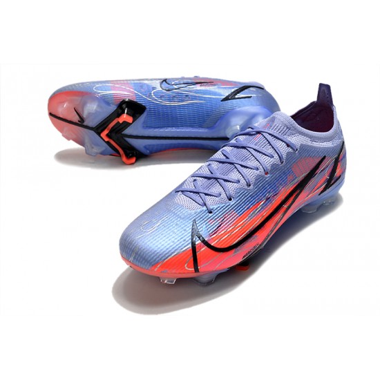 Kopačky Nike Mercurial Vapor XIV Elite FG Low-top Modrý Růžový