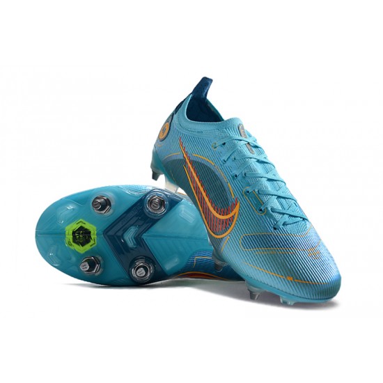 Kopačky Nike Mercurial Vapor XIV Elite SG PRO Anti Clog Low-top Modrý