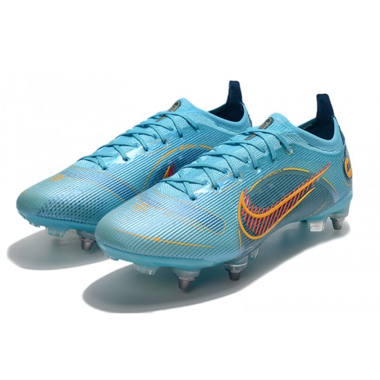 Kopačky Nike Mercurial Vapor XIV Elite SG PRO Anti Clog Low-top Modrý