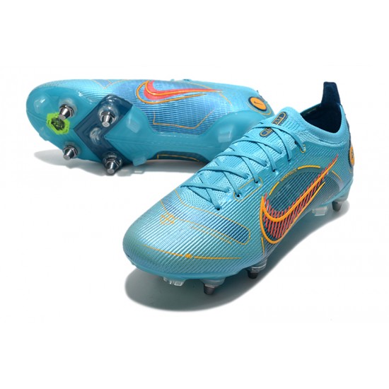 Kopačky Nike Mercurial Vapor XIV Elite SG PRO Anti Clog Low-top Modrý