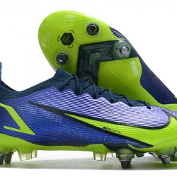 Kopačky Nike Mercurial Vapor XIV Elite SG PRO Anti Clog Low-top Deep Modrý Žlutý