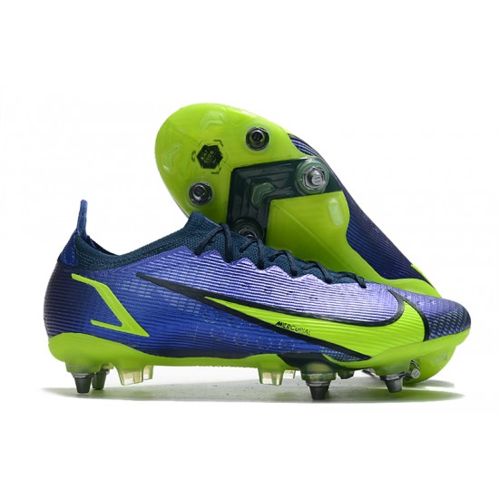 Kopačky Nike Mercurial Vapor XIV Elite SG PRO Anti Clog Low-top Deep Modrý Žlutý