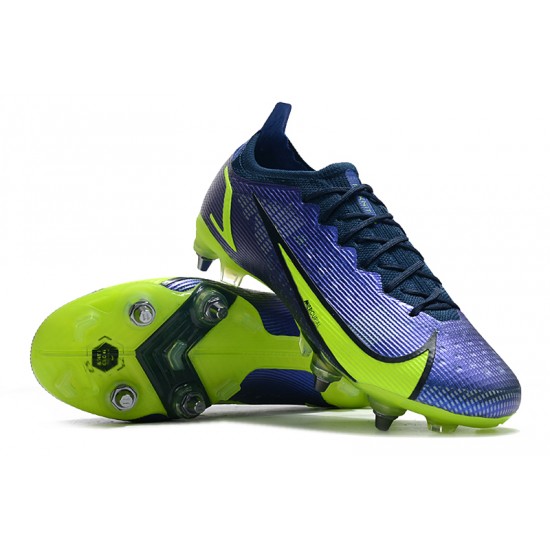 Kopačky Nike Mercurial Vapor XIV Elite SG PRO Anti Clog Low-top Deep Modrý Žlutý