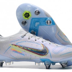 Kopačky Nike Mercurial Vapor XIV Elite SG PRO Anti Clog Low-top Bílý Modrý