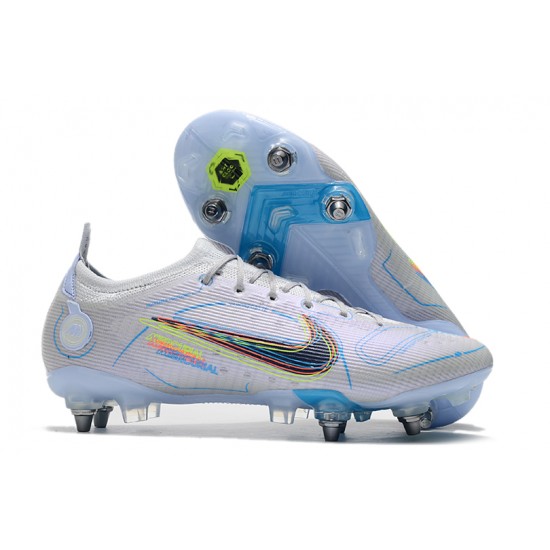 Kopačky Nike Mercurial Vapor XIV Elite SG PRO Anti Clog Low-top Bílý Modrý