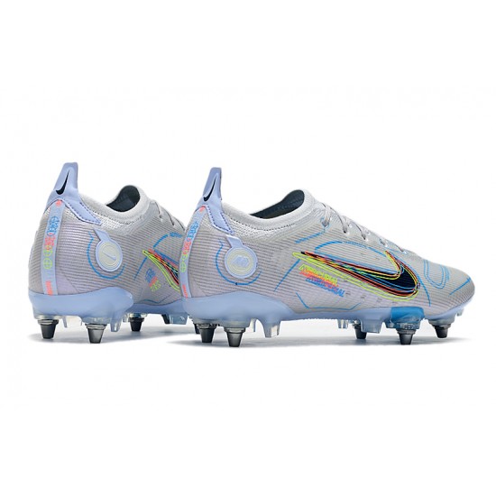 Kopačky Nike Mercurial Vapor XIV Elite SG PRO Anti Clog Low-top Bílý Modrý