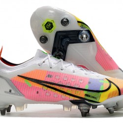 Kopačky Nike Mercurial Vapor XIV Elite SG PRO Anti Clog Low-top Bílý Růžový