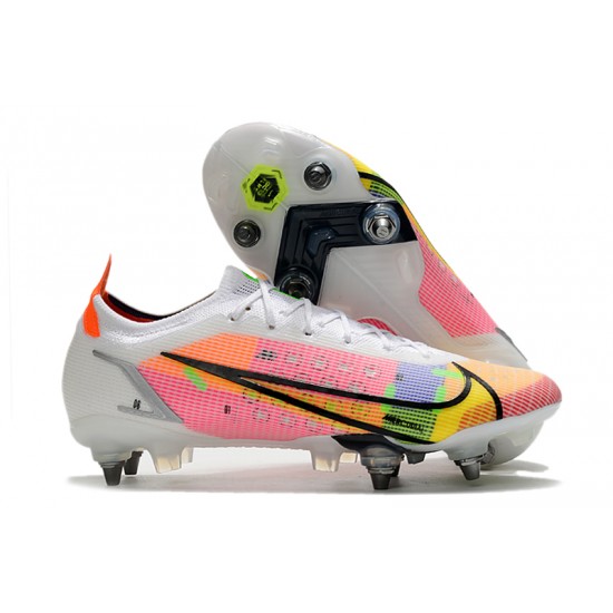 Kopačky Nike Mercurial Vapor XIV Elite SG PRO Anti Clog Low-top Bílý Růžový