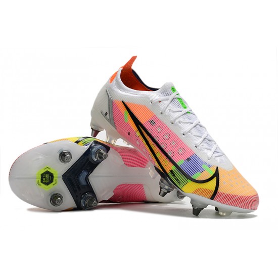 Kopačky Nike Mercurial Vapor XIV Elite SG PRO Anti Clog Low-top Bílý Růžový